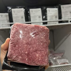 Farm raised ground beef